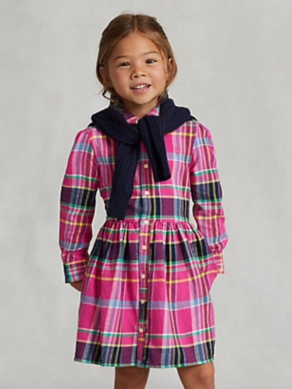Ralph Lauren Plaid Twill Shirtdress - Picture 7 of 11